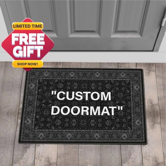New Home Gift Cute Welcome Home Rug Simple Welcome Doormat Welcome Doormat Welcome Mat Closing Gift Gift for Her Home Doormat