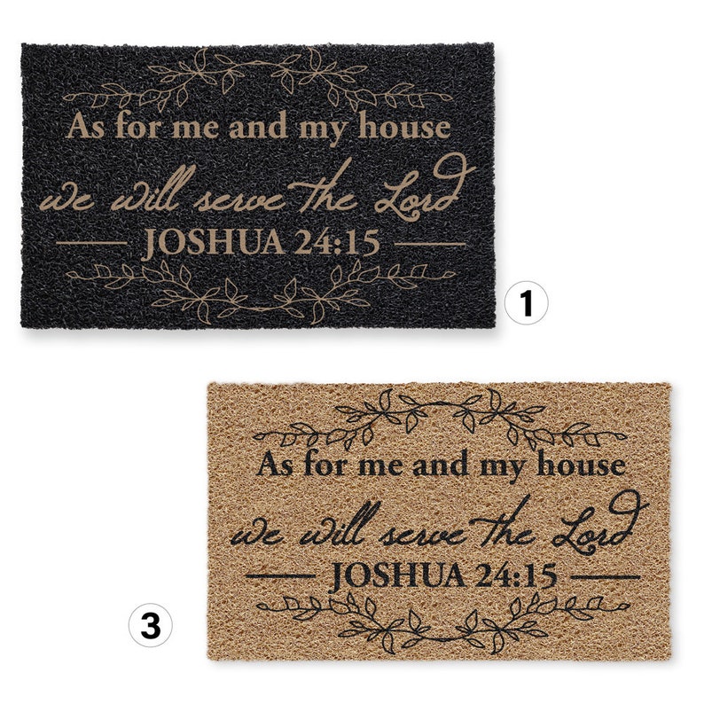 As for Me and My House We Will Serve the Lord Joshua 24:15 Religious ...