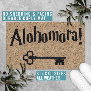 Magic Doormat Geek Chic Doormat Magical Fantasy Nerdy Funny Welcome Mat Magic Housewarming Gift All Weather Durable Curly Mat SM0103