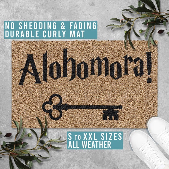 Magic Doormat Geek Chic Doormat Magical Fantasy Nerdy Funny Welcome Mat  Magic Housewarming Gift All Weather Durable Curly Mat SM0103 