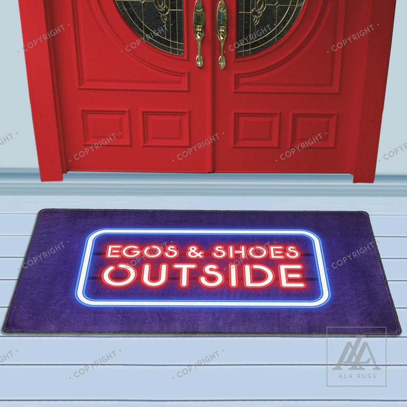 Please Remove Your Shoes Doormat Welcome Home Entrance Floor Rug