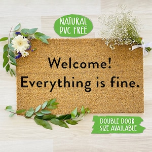Custom Doormat, Funny Doormat, Welcome Mat, Farmhouse Rug, Outdoor Rug, Personalized Doormat, Housewarming Gift  CC043