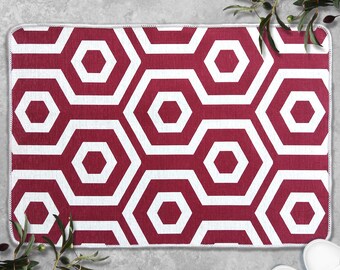 Layered Doormat Rug Layering Rug Under Doormat Farmhouse Decor Woven Rug Housewarming Gift Layered Welcome Mat LR02
