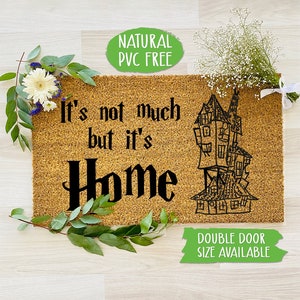 Wizard Home Doormat Funny Doormat Welcome Mat Farmhouse Rug Custom Doormat Housewarming Gift CC087