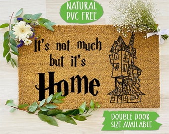 Wizard Home Doormat Funny Doormat Welcome Mat Farmhouse Rug Custom Doormat Housewarming Gift CC087