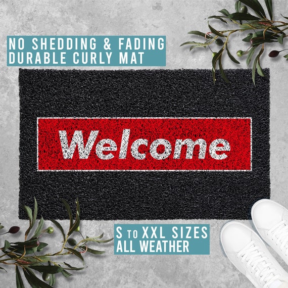 Welcome Hype Doormat Hypebeast Decor Welcome Mat Funny Doormat