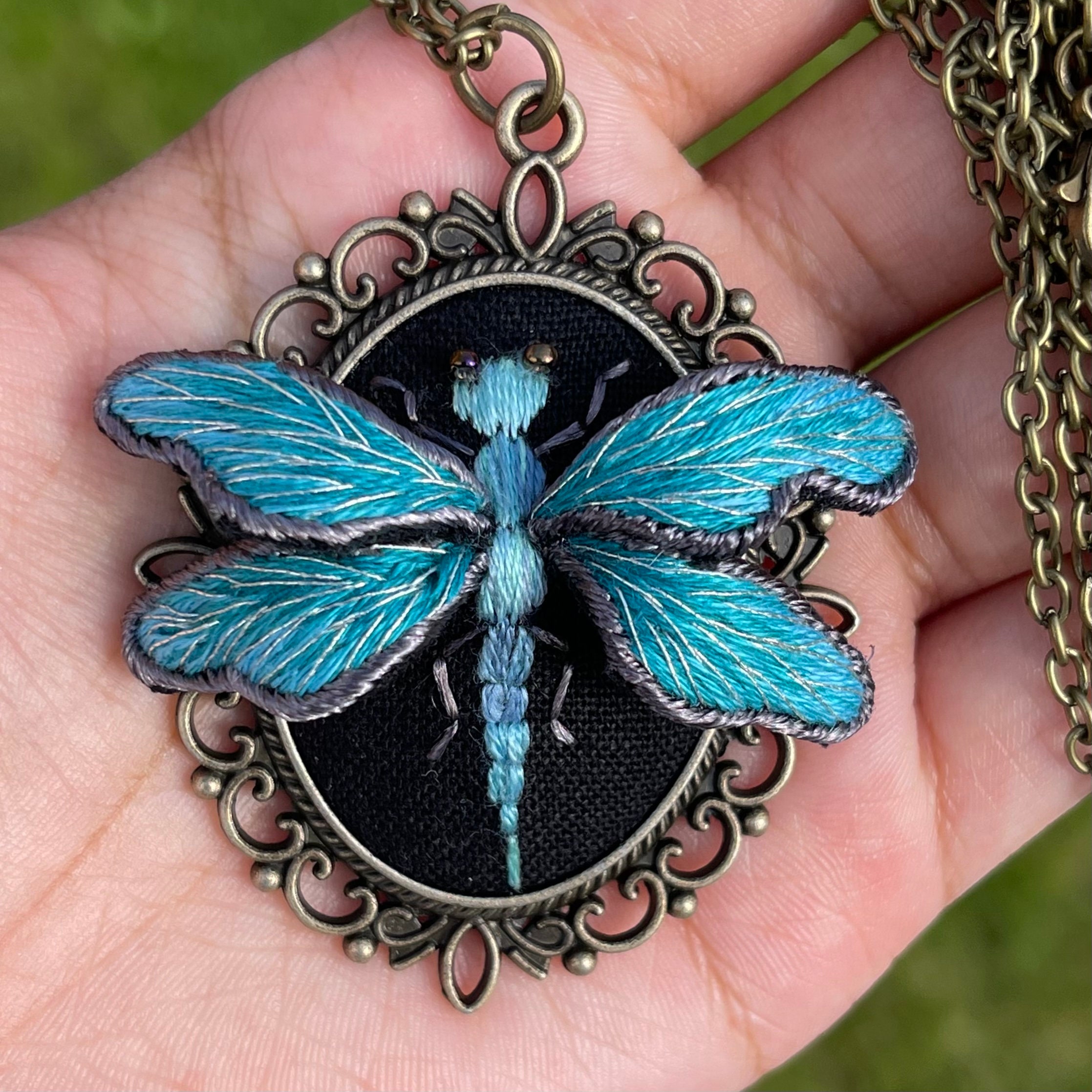 Dragonfly 3d best sale necklace