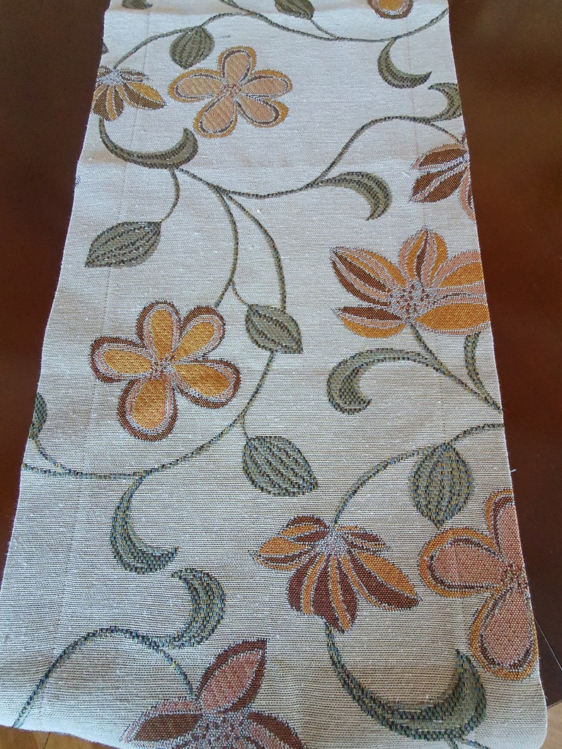 Table Runner Farmhouse Woven Table Runner Rustic Table Runner Etsy