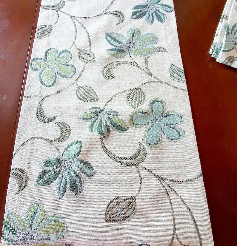 Table Runner Farmhouse Woven Table Runner Rustic Table Runner Etsy