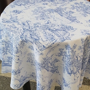 Tovaglia in tela Tovaglia personalizzata Tovaglia blu Tovaglia rotonda Tovaglia rettangolare Tovaglia ovale Tovaglia quadrata