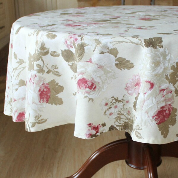 Oval Tablecloth Etsy