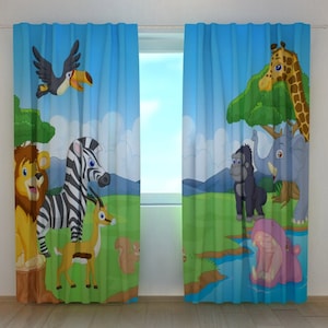 Kids  room curtains Blackout curtains nursery