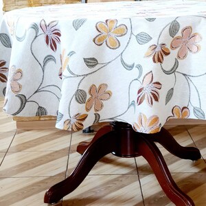 Custom tablecloth Floral tablecloth Mudcloth tablecloth image 7