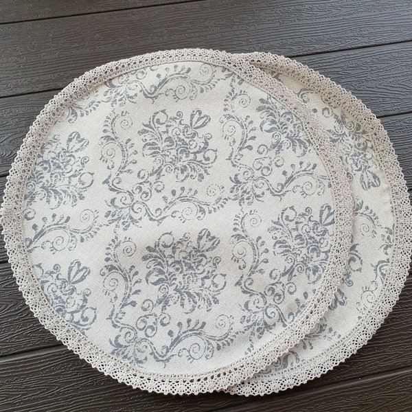 Placemats for Round Table Etsy