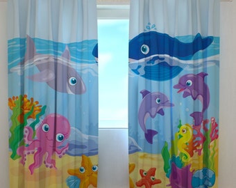 Curtains  panels Kids curtains nursery  room Blackout curtains