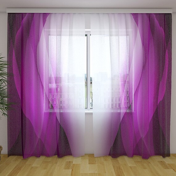 Curtain Panels Sheer Curtains Purple Net Curtains Living Room Curtains Bedroom Curtains