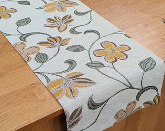 Bohemian table runner Farmhouse table runner Woven table runner Rust table runner Custom table runner Coffee table runner rustic