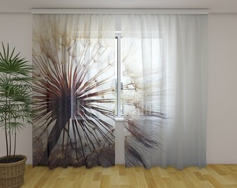 Sheer   curtains Dandelion curtains Kitchen curtain Living room curtains Bedroom curtains