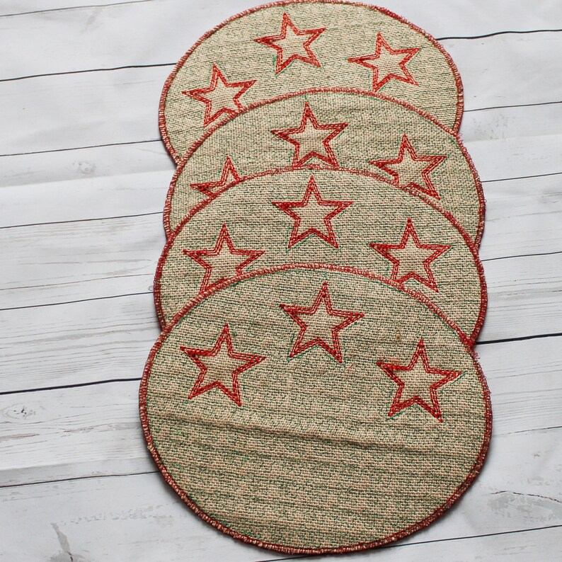Placemats oval Placemats burlap Quilting placemats Placemats Etsy