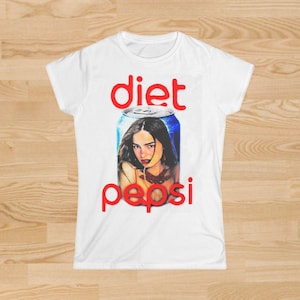 Addison Rae “Diet Pepsi” Women&#39;s Softstyle Tee - UK PURCHASE