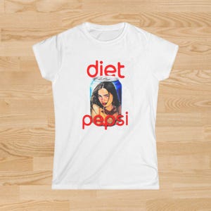 Addison Rae “Diet Pepsi” Women&#39;s Softstyle Tee - USA PURCHASE