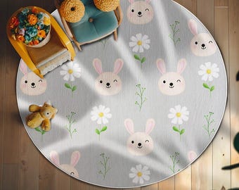Soft & Safe Kids Play Rug, Non-Slip Fun Nursery Carpet, Cozy Toddler Playmat, Fun Bedroom Area Rug NR155