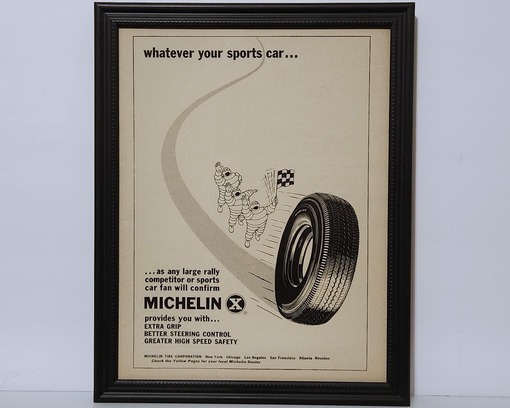 Vintage Michelin Tire Ad - Etsy