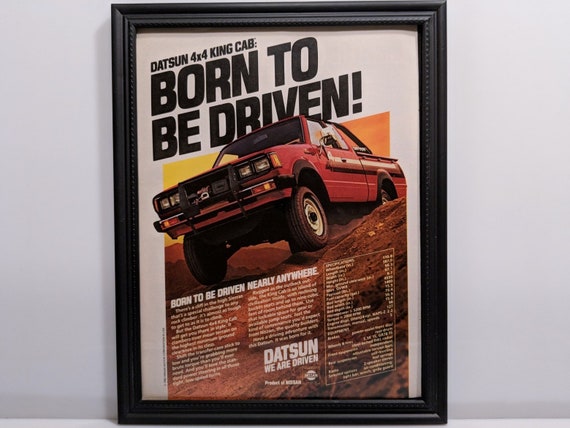 1983 DATSUN 4x4 KING CAB CLASSIC VINTAGE ADVERTISEMENT