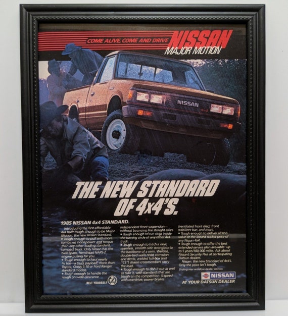 1983 DATSUN 4x4 KING CAB CLASSIC VINTAGE ADVERTISEMENT