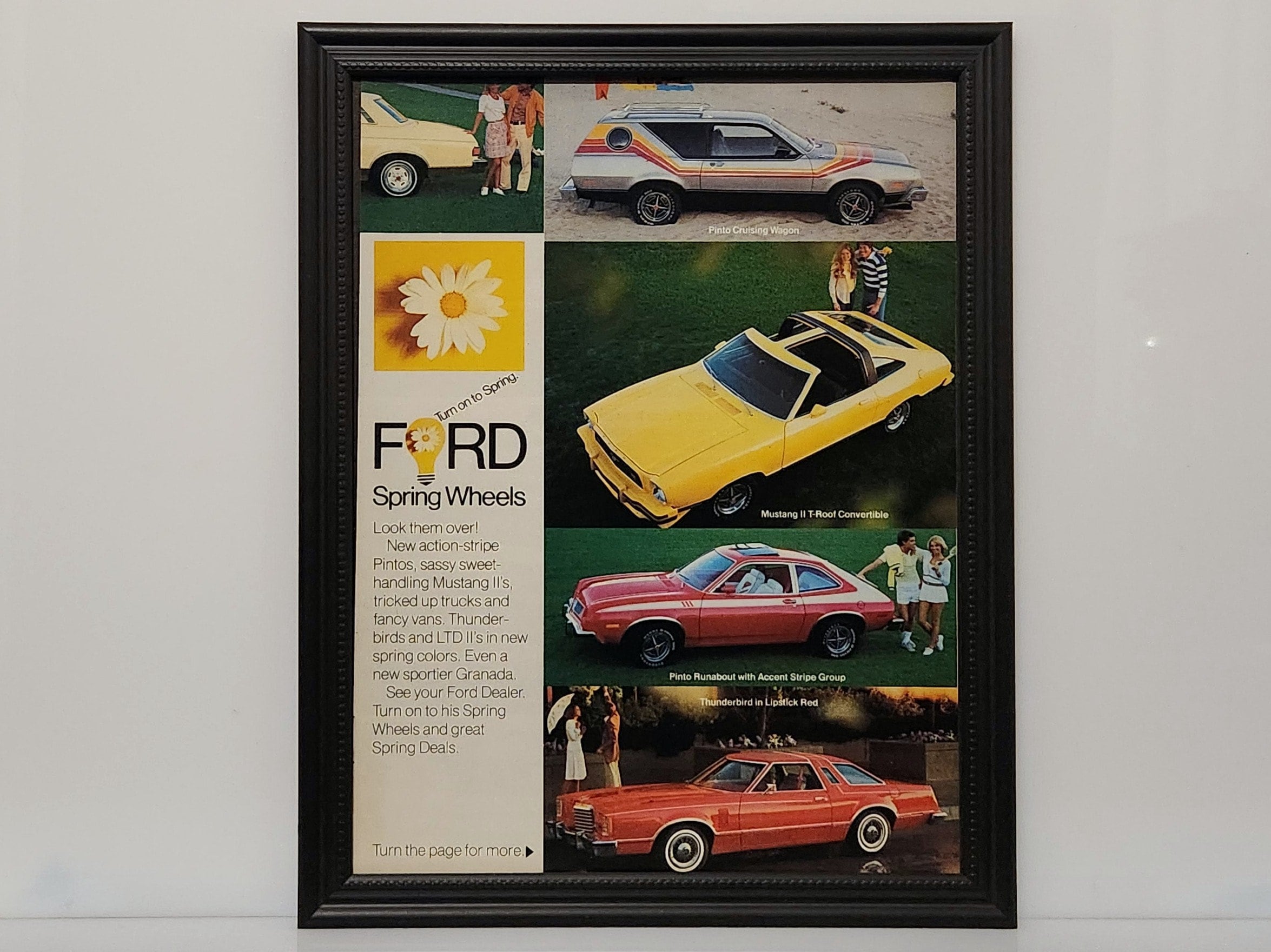 FORD　VintagePoster 1964 Ford Mustang Vintage Car Advertising Poster | eBay