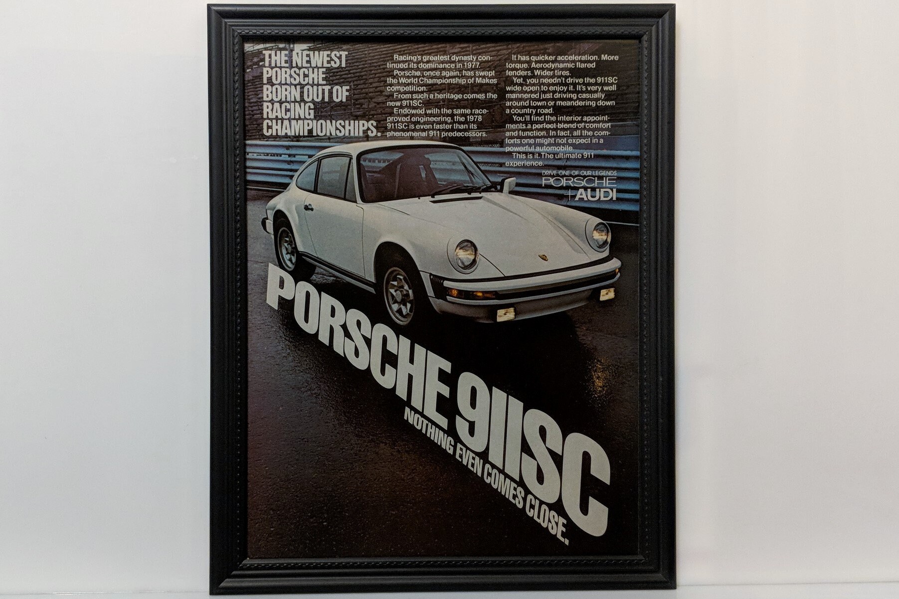 PORSCHE 911 Advertisement retro vintage repro metal sign PORSCHE 911 Advertisement retro vintage repro metal sign