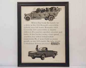 Renault 1930年代ヴィンテージ広告 fb19f23486b92ccdd42f30bcee3abf