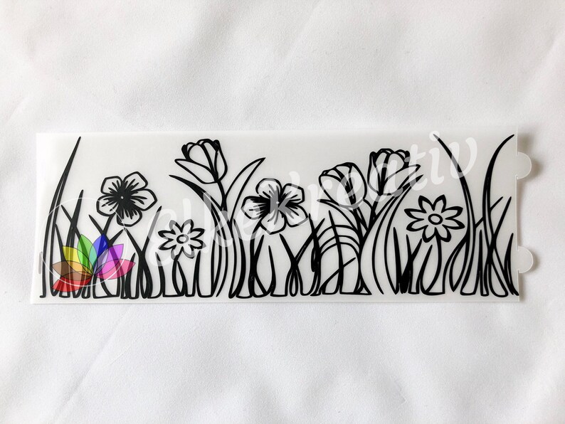 Download SVG-Plotterdatei Windlichthülle Blumenwiese als | Etsy