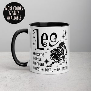 Leo Mug, Zodiac Mug, Leo Birthday Mug, Zodiac Leo Gift, Zodiac Leo Sign, Astrology Mug, Leo Gift, Leo Coffee Cup, Leo Birthday Gift 186