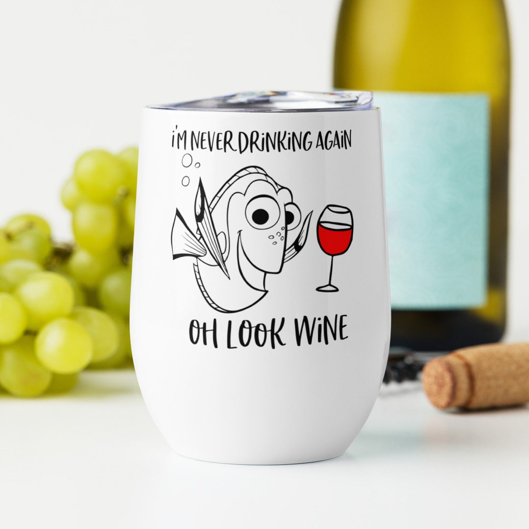 Ich trinke nie wieder, Oh Look WEIN, 12 Unzen Weinbecher, Weinliebhaber, Alkohol, trinken