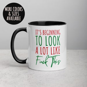 Funny Christmas Mug: Sarcastic Holiday Coffee Mug