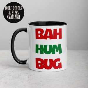 Bah Hum Bug Christmas Mug: Sarcastic Holiday Coffee Mug