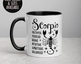 Tasse Scorpion, Tasse Zodiaque, Tasse d’anniversaire Scorpion, Cadeau Scorpion, Signe Scorpion Zodiaque, Scorpion Zodiaque, Coupe Scorpion, Cadeau d’anniversaire Scorpion 190