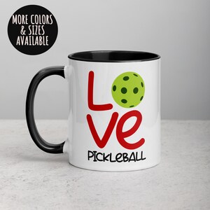 Pickleball Mug, Pickleball Love, Pickleball Heart, Pickleball Lover, Pickleball Addict, Great Gift for Her, Fun Gift 47