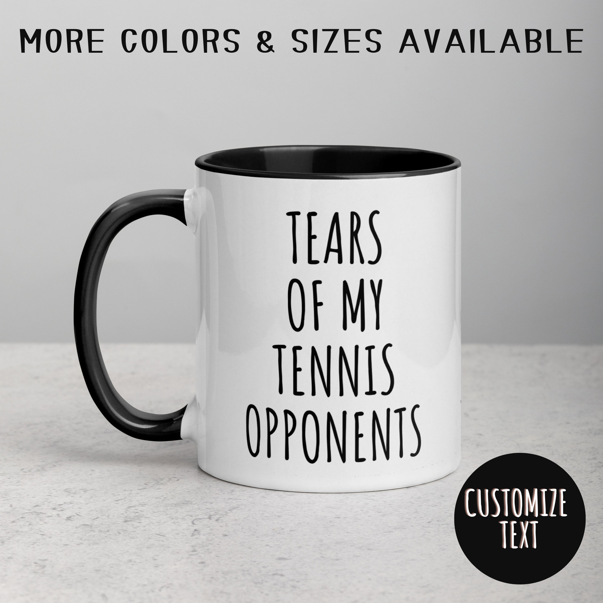 Large Coffee Mug I Beat At Tennis Funny Tennis Themed Mug - Temu