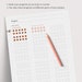 Printable Knitting and Crochet Row Round Counter | Minimalist Row ...