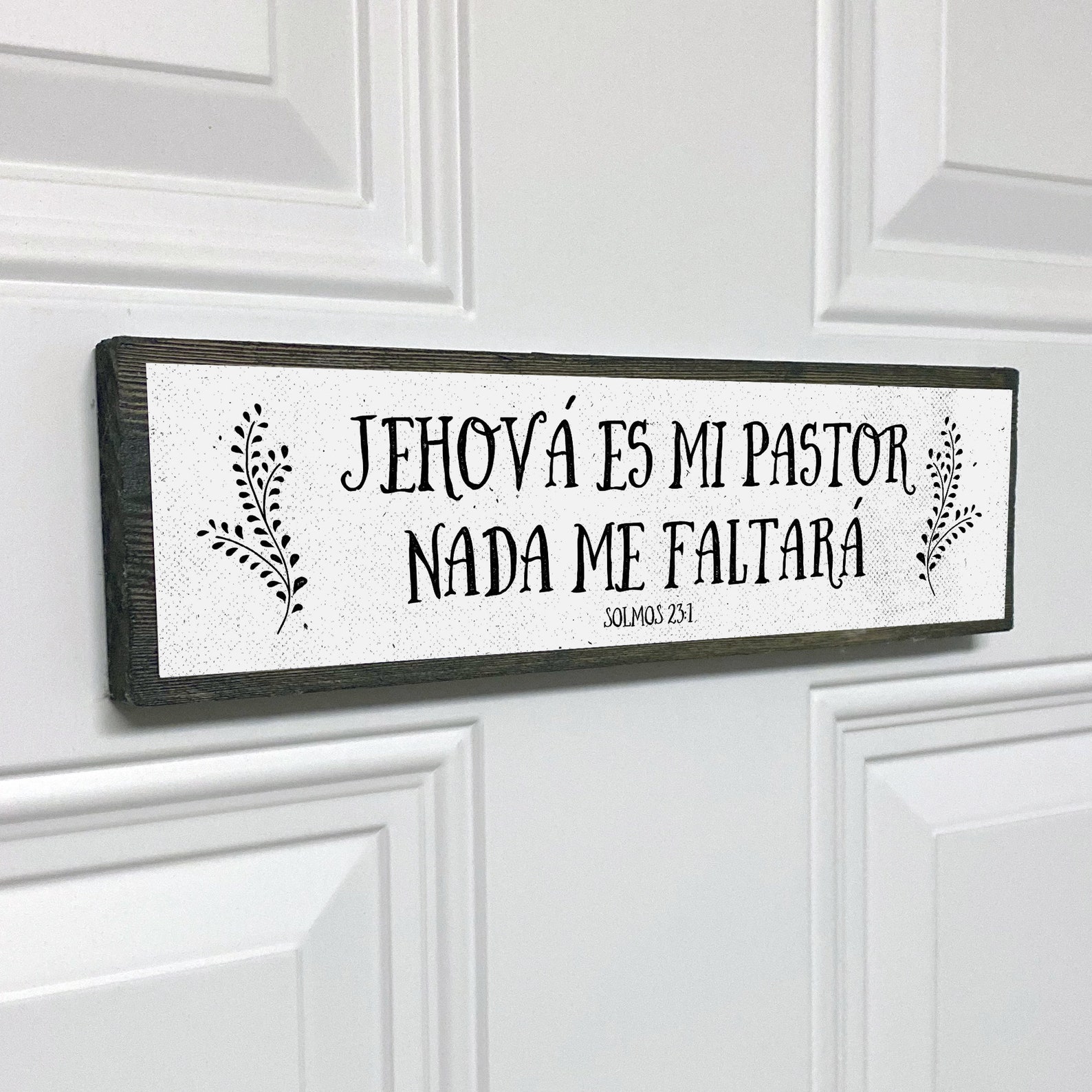 Jehova Es Mi Pastor Nada Me Faltara Spanish Bible Verse | Etsy