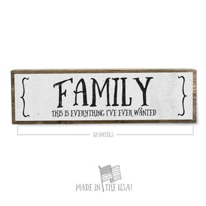 Family Sign - Family Name Sign - Family This Is Everything -Metal Wood Sign - Rustic Wall Decor - Farmhouse Decor - Home Decor Clearance