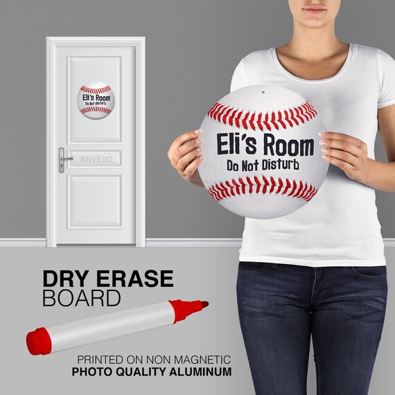 12 Metal Baseball Dry Erase Board Decorative Sign Door Etsy.de