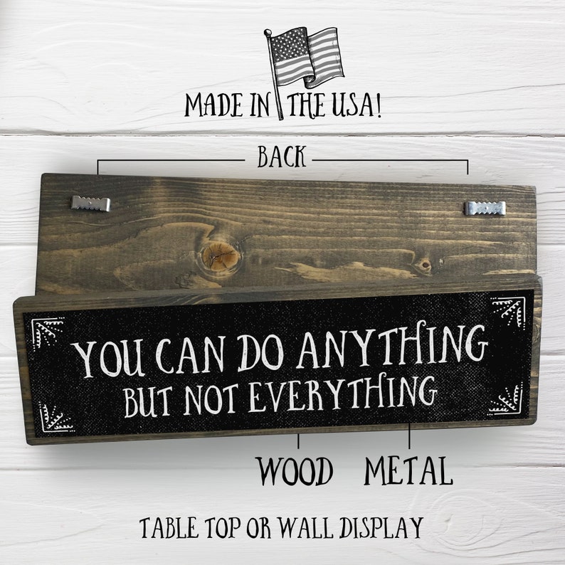 Need Anything Sign Inspirational Metal & Wood Sign: You Can Do Anything - Etsy