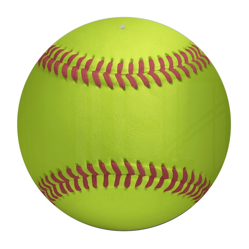 12 Metal Softball Dry Erase Board Decorative Sign Door Etsy