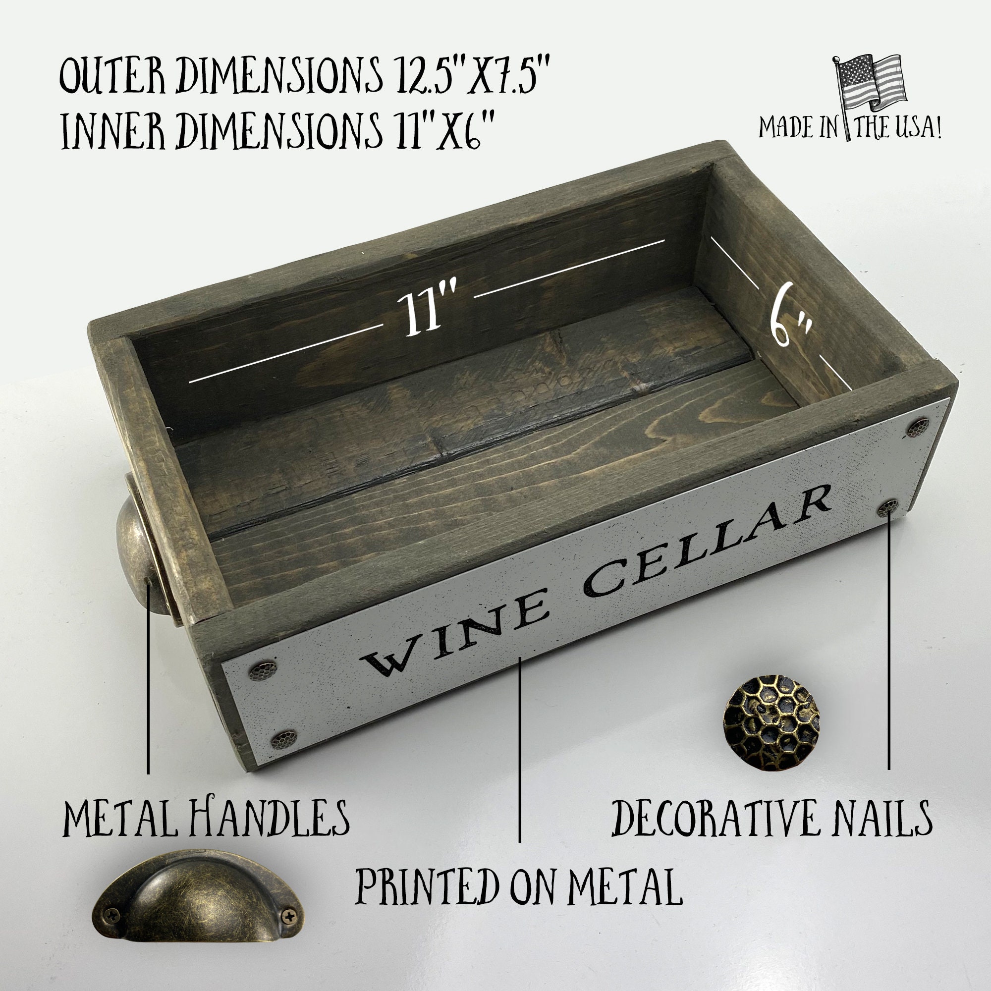 Wine Cellar Wine Decorative Storage Box Wood Boxes With Etsy