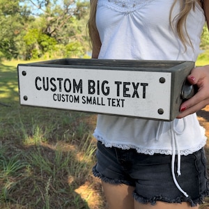Personalized Rustic Barnwood Box: Custom Quote Sign, Home Decor