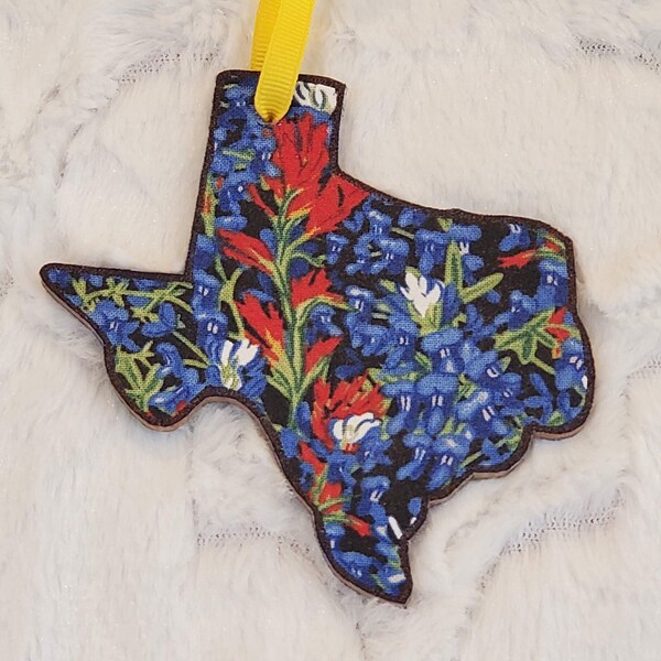 Texas Bluebonnet Med Christmas Ornament - Free Shipping