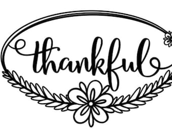 Thankful Floral Tshirt